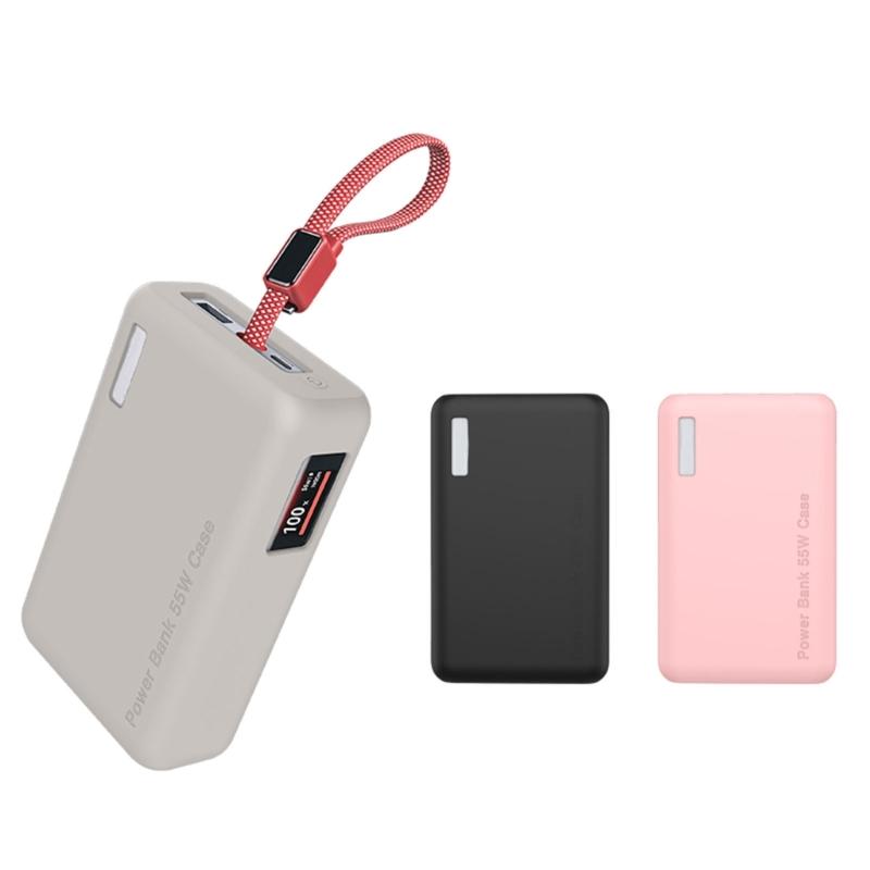 Reise Powerbank Schutzhülle für 20000mAh 55W PB545 Powerbank, Silikonhülle mit einfachem Portzugang Design