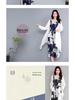 Summer Ethnic Ink Print Dress & Cardigan Set