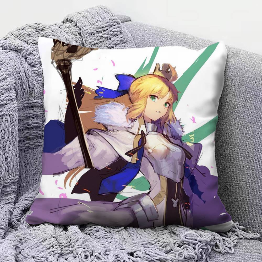 Arthuria Caster Fate Grand Order Game Pillow Covers Home Sofa Cushion Covers and Aecorative Custom