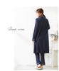 Maternity Room Nursing Comfortable To Wear with Cotton Blend Smooth Open Front Maternity Pajamas Smicro Maternity 3L [Nissen] Wear/Pajamas