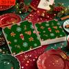 20pcs Disposable Napkins with Christmas Theme Pattern Print for Wedding,Parties,and Daily Use for Thanksgiving Fall Christmas Table Decoration