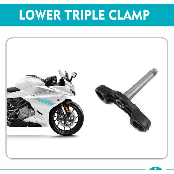 For CFMOTO Lower Triple Clamp 250SR-FUN Steering Column CF250-6 CF250SR-FUN Front Forks Clamp Motorcycle Original Parts
