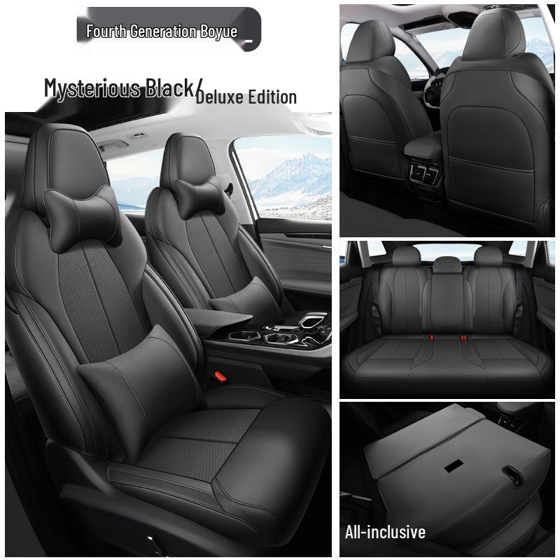 Compatible Seat Covers for 25 Geely Boyue L Models - Full Coverage, All-Season Cushions for 24 Models