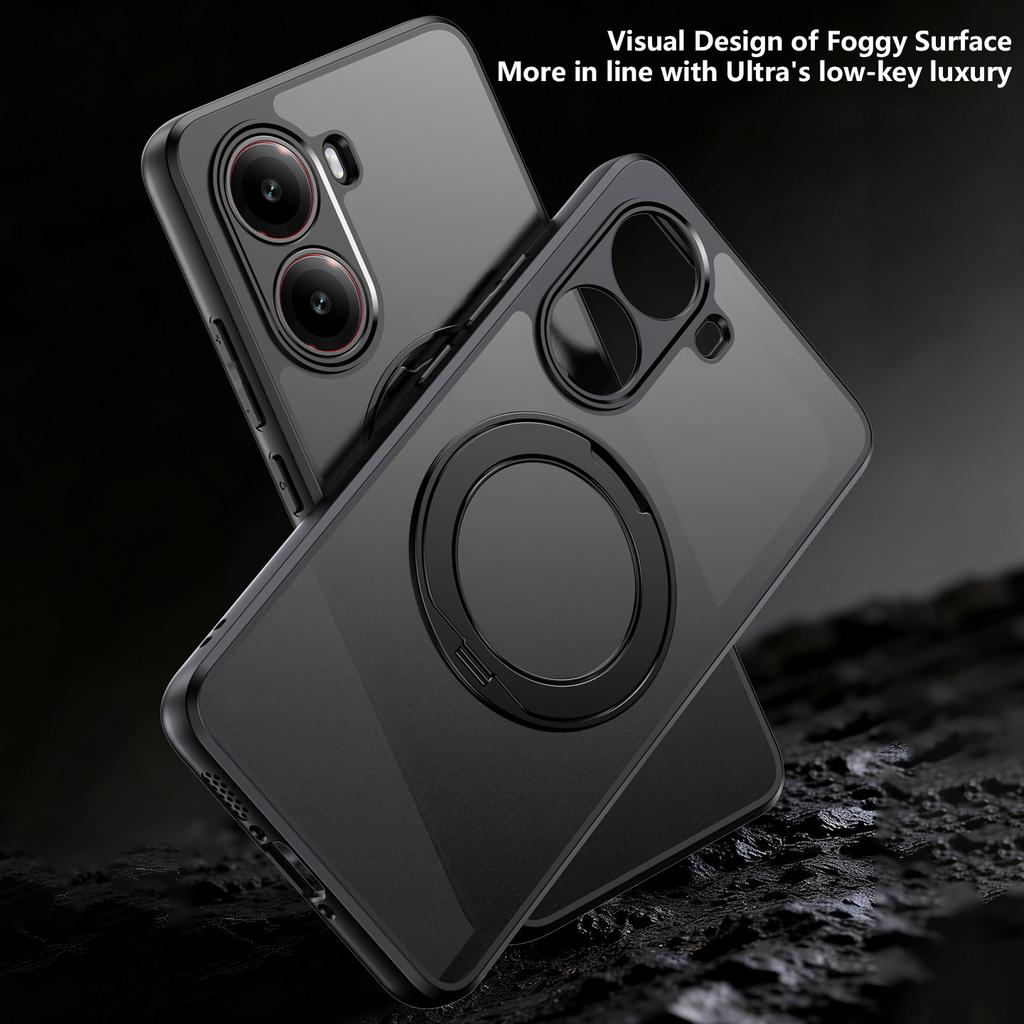 For Xaiomi POCO X8 Pro Max Case Hard With Ring Stand Magnetic MagSafe Protective Back Cover Case For POCO X8 X7 Pro Phone Shell