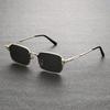 Trendy Fashion Men's Sunglasses Metal Square Frame Casual Simple Accessories  Sunglasses