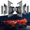 6 ks/Sada Krytů Klíčky Zadních Dveří pro Toyota CHR C-HR 2016 - 2022 ABS Ochranný Lištový Příslušenství pro Misku Zadních Dveří