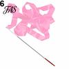 4M Colorful Dance Ribbon Gym Rhythmic Art Gymnastic Streamer Twirling Rod Stick