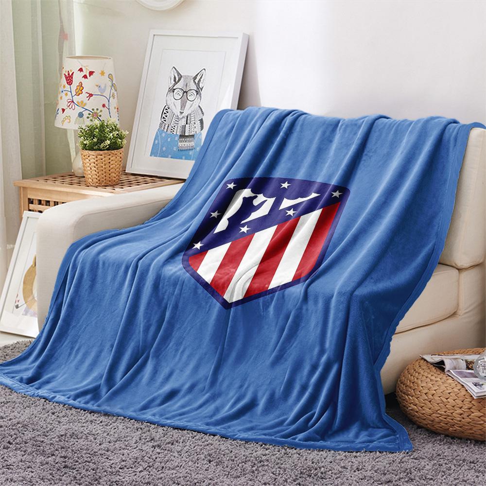 Atlético de Madrid Flannel Blanket, High quality Comfortable for All Seasons, Home Decor, Warmth and Comfort