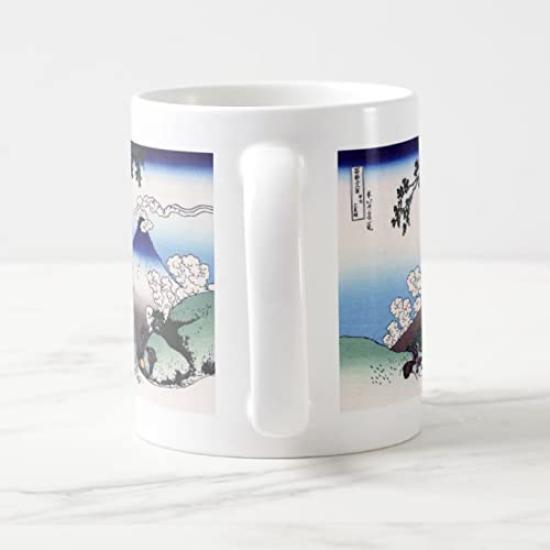 Katsushika Views of Mount Fuji Photo Mug Hokusai's Thirty-six "Kōshū Mishimagoe" Mug (Ukiyo-e Series)
