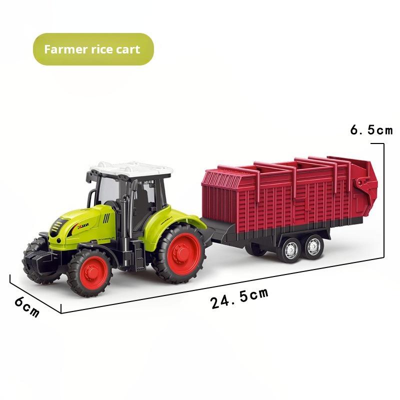 

Моделирование Фермерский автомобиль Газонокосилка Трактор Инерционный автомобиль Игрушки для детей Инженерное дело Модель экскаватора ToyBoy Подарок на день рождения