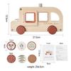Montessori Baby Toys 12 18 Months Wooden Educational Toys Rolling Animal Bus Motor Skills Toys Basic Life skills Toys for Kids