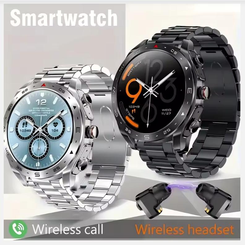 2025 New Smart Watch TWS 2-in-1 Bluetooth Earphones HIFI 9D Sound Quality Bluetooth Call For Men and Women Sports Smartwatches