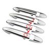Door Handle Cover For Honda Jazz Fit GK5 GP5 2014- Carbon Fiber Color Modify Refit Chrome Decoration Trim Decor Sticker