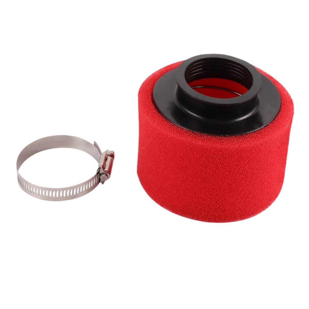48mm Red Sponge Air Filter for Motorcycle & ATV - Fits Various Models