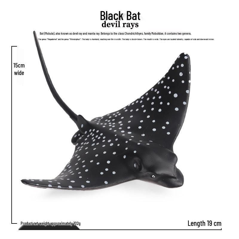 Realistic Underwater Animal Toy: Spider Devil Ray for Children's Science Education