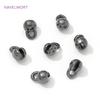 18K Gold Plated Brass Crimp Beads,End Caps For Jewelry Making,Clam Shell Bead Tip Crimp Ends Beads,DIY Bracelets Accessories
