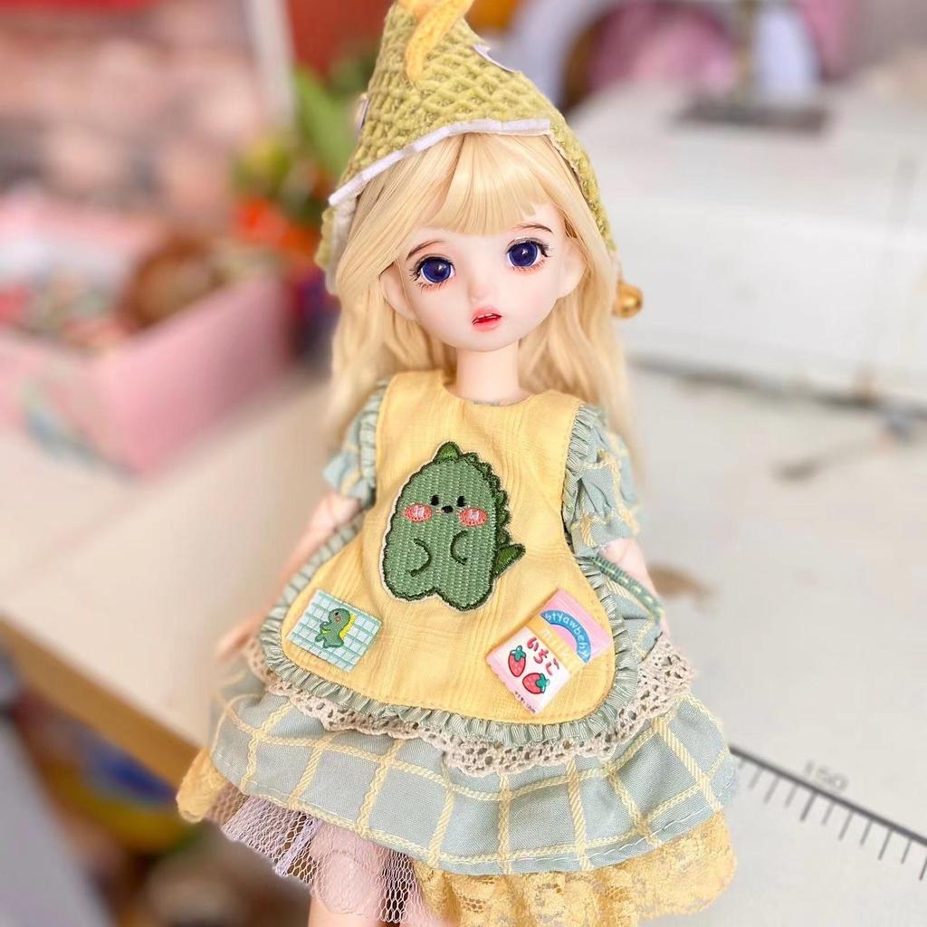 Cappotto Invernale Per Bambola 30 Cm (11 Pollici) - Abito Per Bambola BJD - Vestito Per Giochi E Regali Bambine - Colore Rosso/F