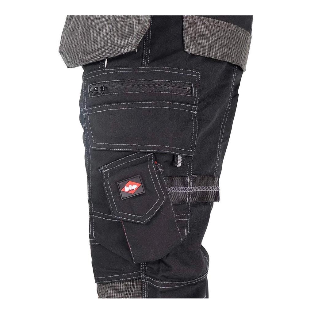 Lee Cooper Mens Reflective Trim Cargo Trousers