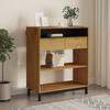 Vidaxl Flam Bar Table, 92X45X110 Cm, Solid Pine Wood