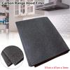 1 Stück Neuer Kohlenstoff-Dunstabzugshaubenfilter 3 mm 57x47 cm Kohlefiltergewebe Universeller Reinigerfilterstoff Reiniger Zubehör