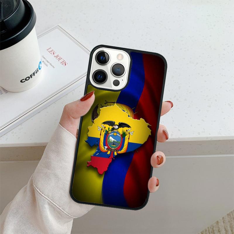 

Ecuador Flag Phone Case For iPhone 17 Air 16 16e 15 14 plus 11 12 13 pro max Shell Cover coque iPhone 11pro max