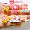 10Pcs New Kawaii Cartoon Animal Good Night Little Bear Series Resin Scrapbook Diy Jewelry Children Gift Hairpin Accessories A83