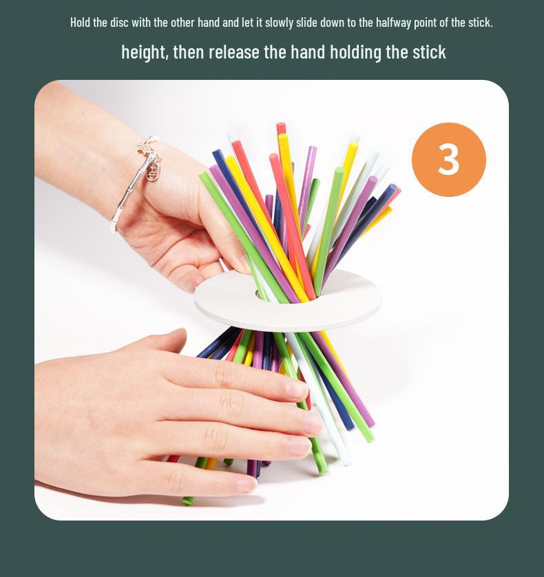 Balance Drawing Pick-Up Sticks: Educational Wooden Game for Parent-Child Interaction, Ideal for Kindergarten Kids