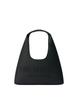 Love Moschino Embossed Logo Hobo Bag Black
