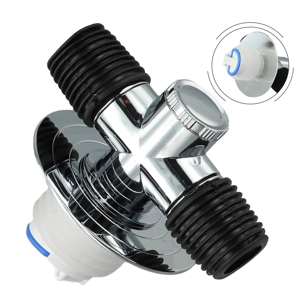 Automatic Closing Core Sewer Tee Connector 19-32MM Hose Compatibility ABS Material Prevent Water Backflow For Washing Machines