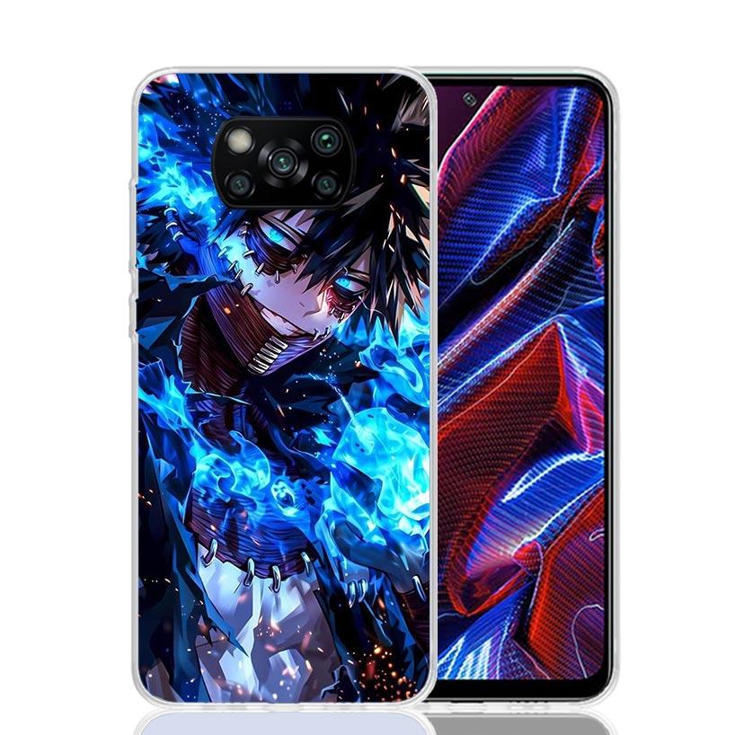 Dabi MHA My Hero A-Academy Phone Case For Xiaomi Poco X7 X6 X5 Pro F7 Ultra Redmi 15C 15 13 13C 12 12C 10 10A 10C 9 9A 9C 9T Cov
