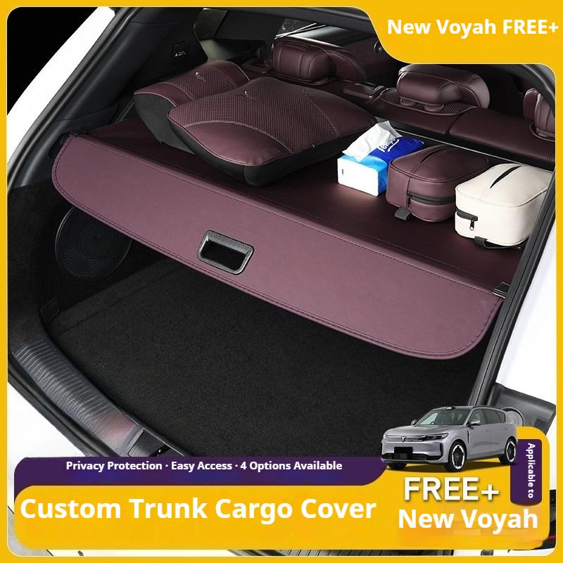 For VOYAH FREE 2025 2026 Rear Trunk Cover Retractable Cargo Shade Privacy Guard Organizer