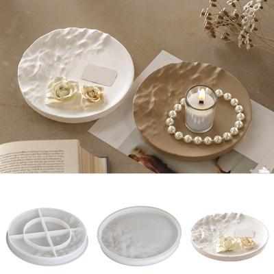 Practical Sturdy Silicone Mould for Ocean Waved Texture Trays Portable for Home Decoration and Art Exhibitions