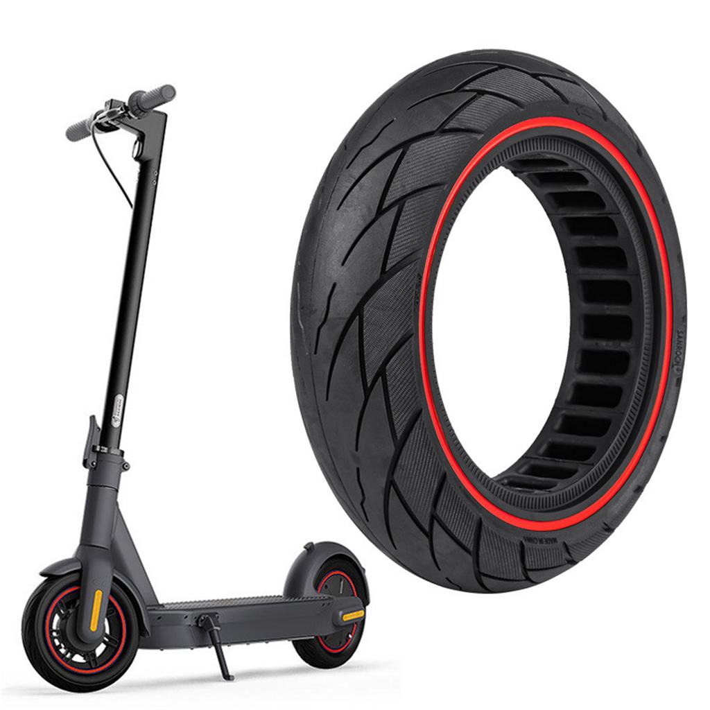 Electric Scooter 10inch Wheel Front and Rear Tyre ExplosionProof  Scooter Rubber Tyres Tubeless Tires Repair Part