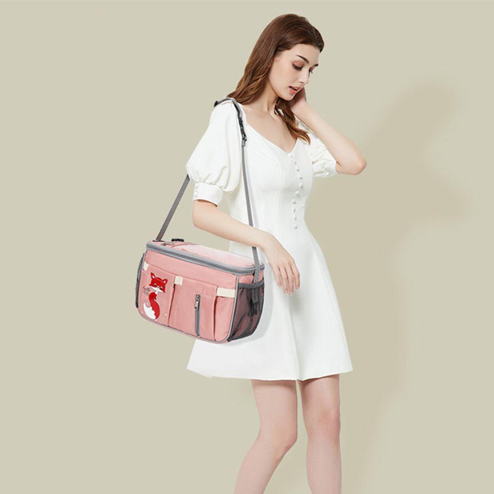 

Большая вместимость для хранения подгузников USB-интерфейс сумка для хранения сумка для мам сумка для детской коляски сумка для подгузников зелёный