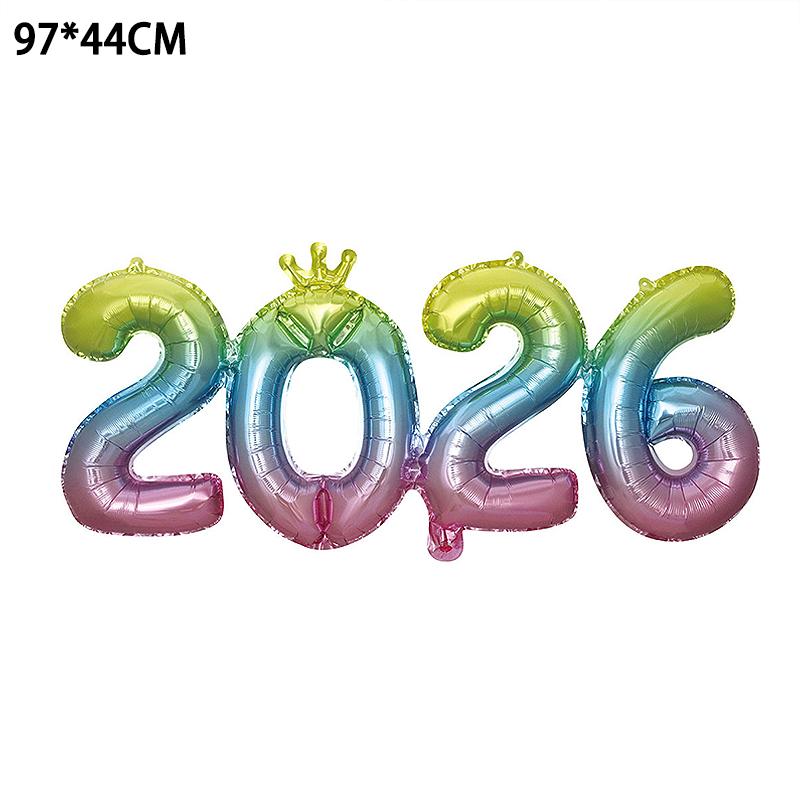 2026 New Year'S Party Decoration Balloons Festival Atmosphere Celebrate Holiday Decorations