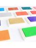 1pcs/pack Large Solid Color Inkpad: Creative Handbook Decoration Diy Basic Finger Stamp Accessories  Indonesian Utility