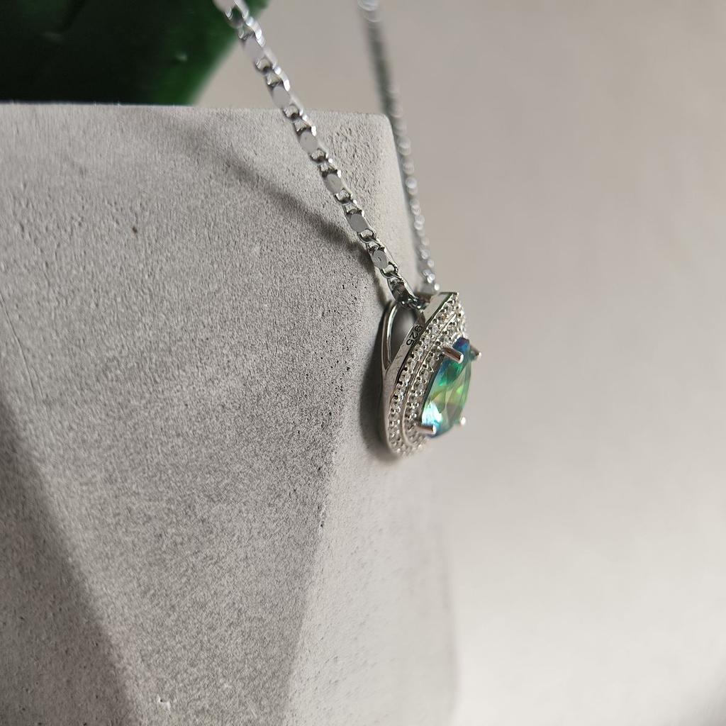 Серебряная подвеска с мистик топазом 1.963ct (2191292)