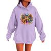 Spring 2025 European & American Trendy Unisex Bow Print Hooded Sweatshirt