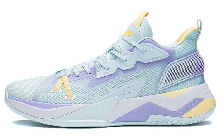 Li Ning Fighting Falcon Амортизация Отскок Амортизация Отскок Низкие Баскетбольные кроссовки для выступлений Мужские Синие ABAS045-3 42