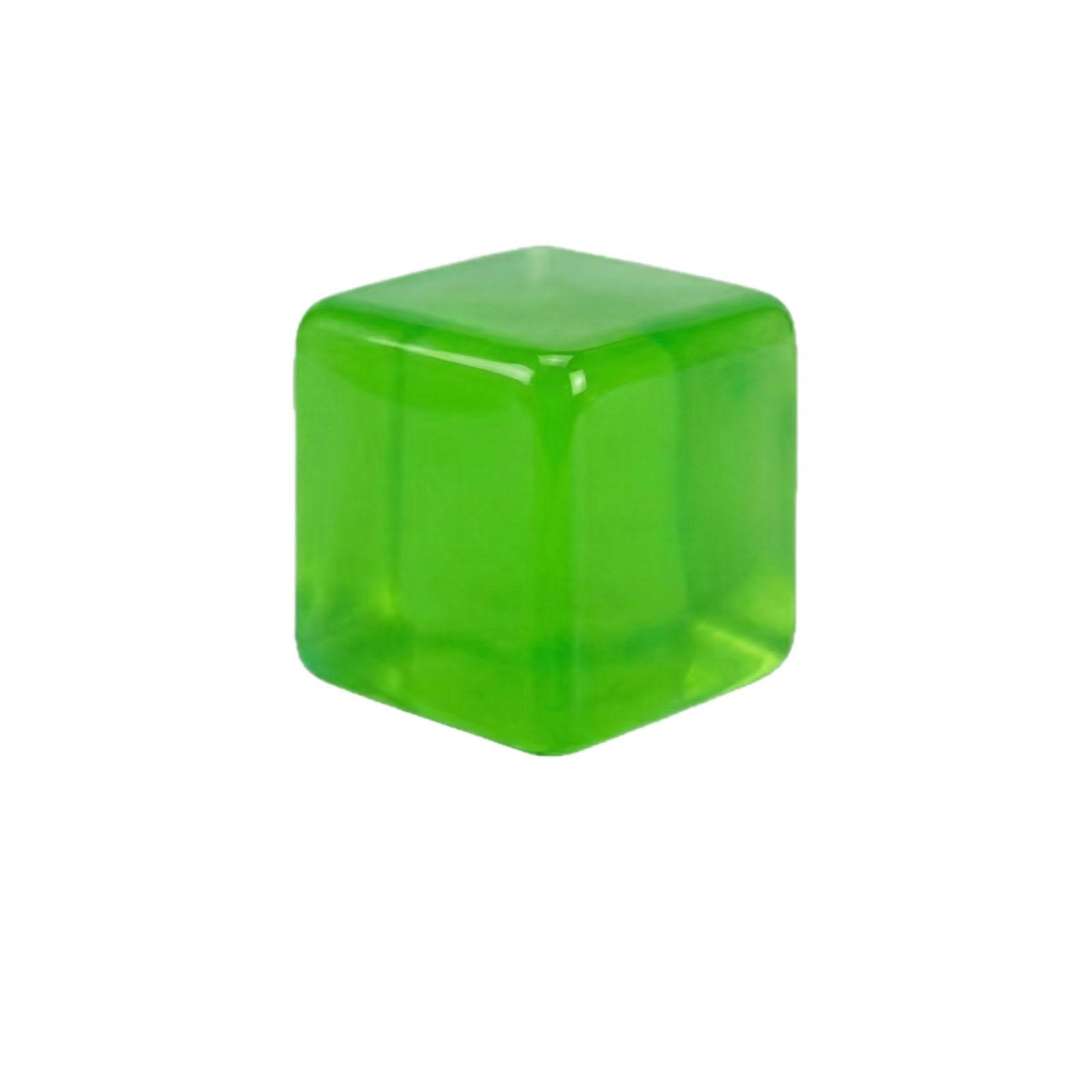 

Square Sensory Fidget Toy Soft Silicone Stress Relief Cube for Hand Therapy and Focus Improvement Durable and Portable One Size зелёный