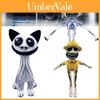 Cute Zoonomaly Plush Misfit Animal Zoo Stuffed Toy Short Fur Sitting Standing Skull Ghost