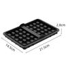 1/2Pcs Air Fryer Waffle Baking Mold Reusable Silicone Waffle Mould Silicone Air Fryer Liner Mold For Dual Basket