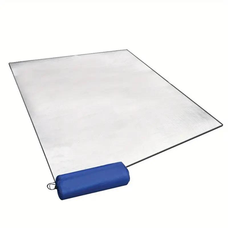 

Outdoor Double-sided Aluminum Film Moisture-proof Pad Double or Multiple Person Beach Mats Camping Tent Ground Cloth Lightweight Hiking Sleeping Pads 100x200cm 1PCS