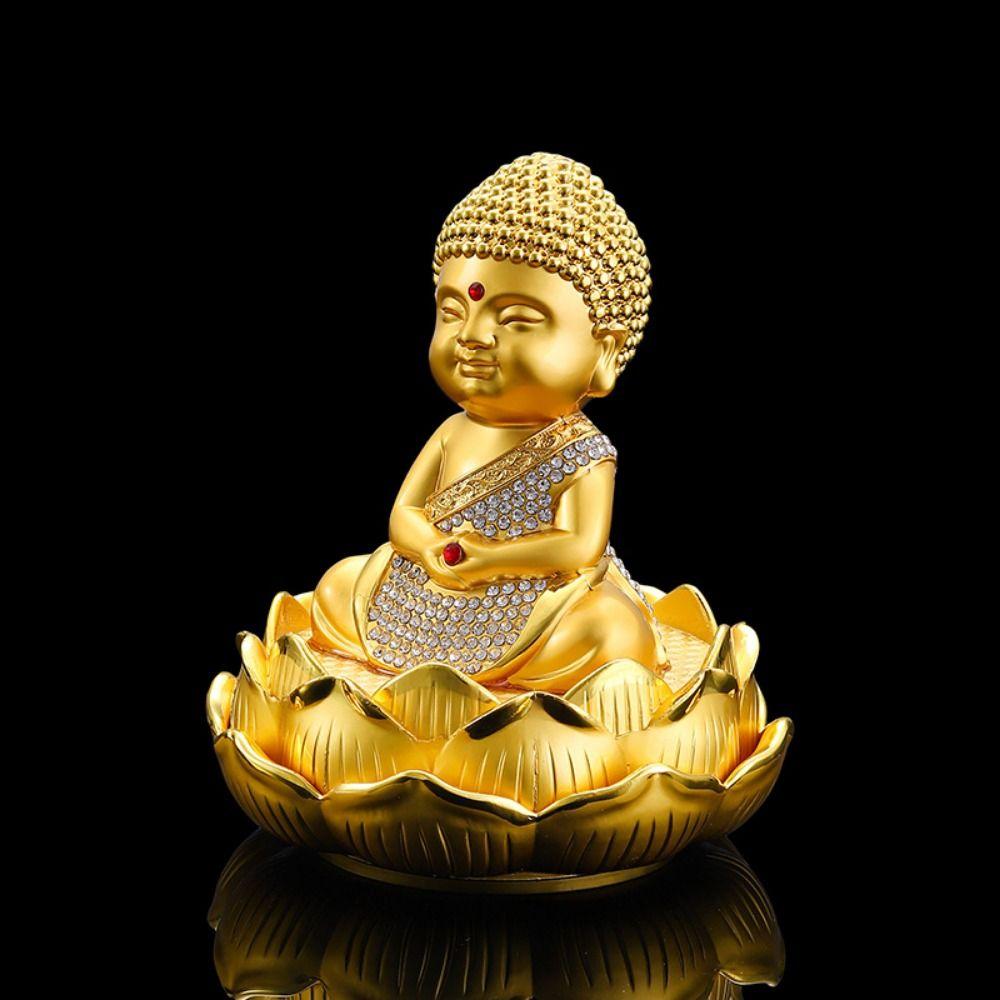 Perfume Seat Lotus Buddha Car Aromatherapy Little Sami Buddha Car Interior Supplies  Desk Decor