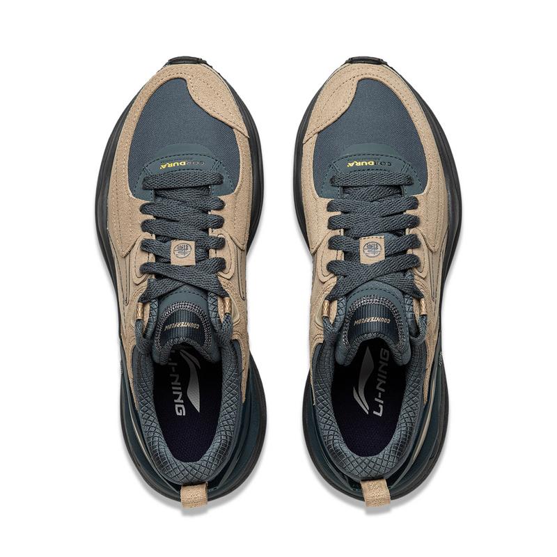 New LiNing CF Tracing Origin V4 Low Top Casual Shoes Men's Umber Blue AGLU283-1