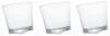ADERIA Swaying Rocks Glasses, Clear, 280ml, Pack of 3, Made In Japan, Shatter-Resistant, Stylish, Lightweight, Perfect for Whiskey, On the Rocks, or