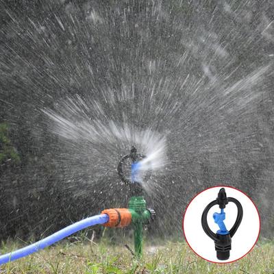 Bico Aspersor Rotativo Totalmente Automático de 360 Graus, Irrigador de Gramado e Jardim de Grande Cobertura, Cabeça de Aspersor Economizadora de Água Para Jardinagem