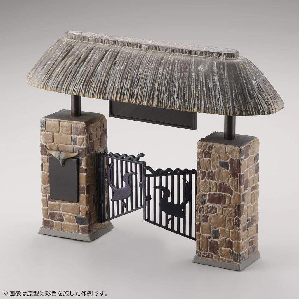 Kaiyodo ART PLA Tourist and African Elephant Set Scale Unpainted Unassembled Plastic Model Kit Molding Color AP010 1/35