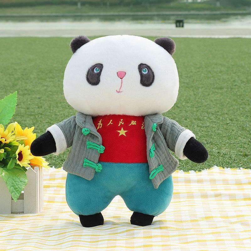 

Плюшевая игрушка Панда в китайском стиле, милая кукла, тряпичная кукла, национальное сокровище, гигантская панда, народный обычай, кукла для пары 25cm