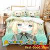3D Amano Pikamee Anime Bedding Set Printed Duvet Cover Pillowcase Single Double Style Queen King Size Sets Home